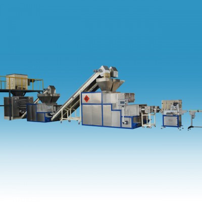 1000-3000 kg/h two colours  soap making machine finishing line